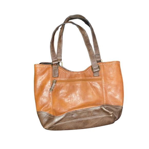 BOC Born Concepts Brown Faux Leather Handbag Tassel Western Purse Cowgirl - Picture 2 of 7